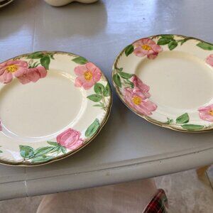 Franciscan Desert Rose Salad Dessert Plates 8" Set of (2)